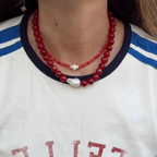 the CANDIED APPLE necklace