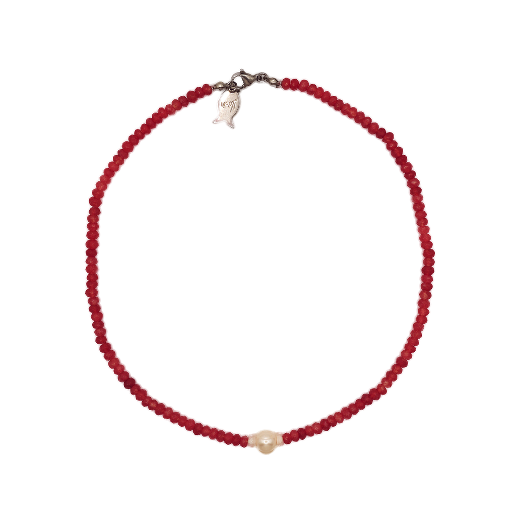 the CANDIED APPLE necklace