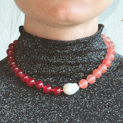 the CHERRY BOMB necklace