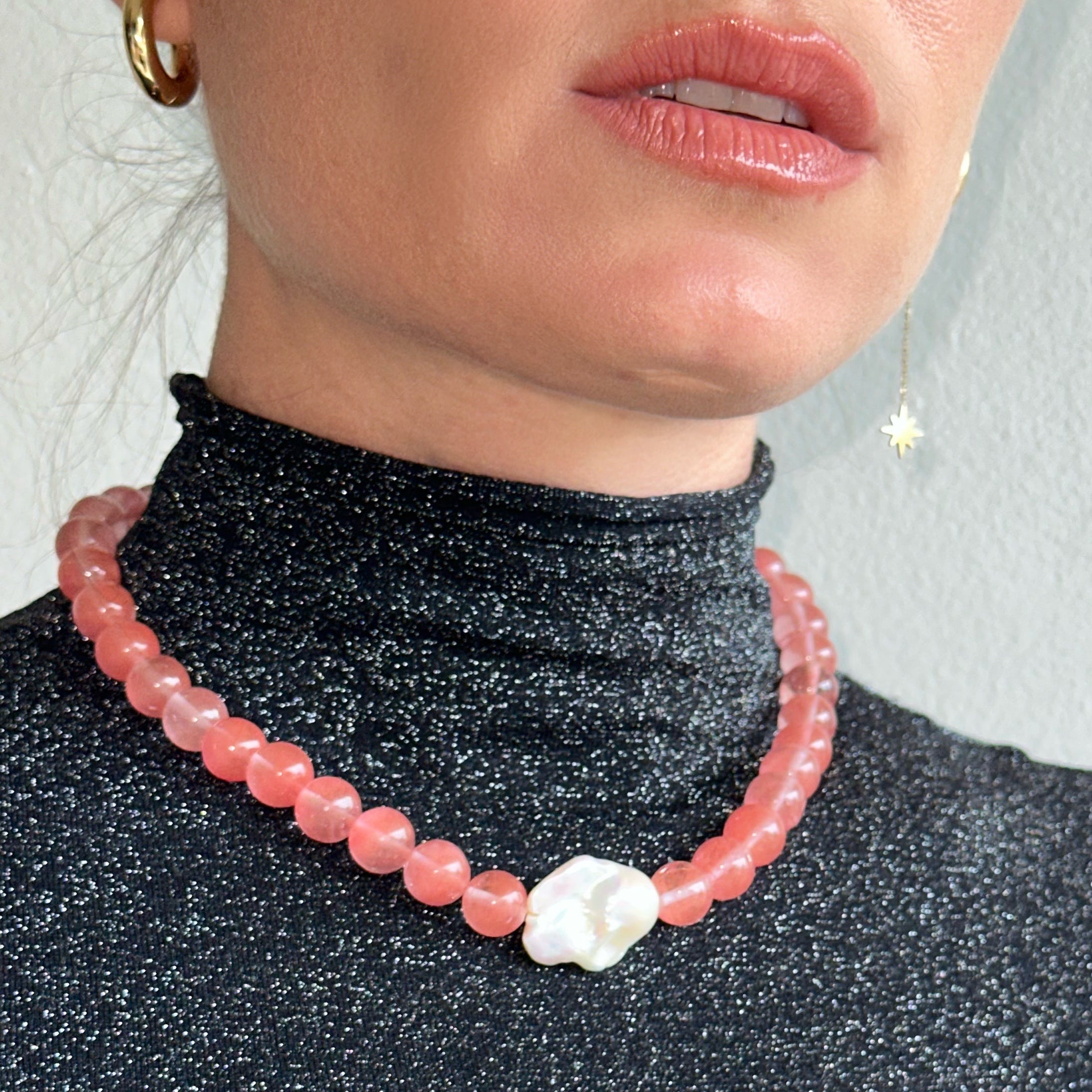 the PINK LEMONADE necklace