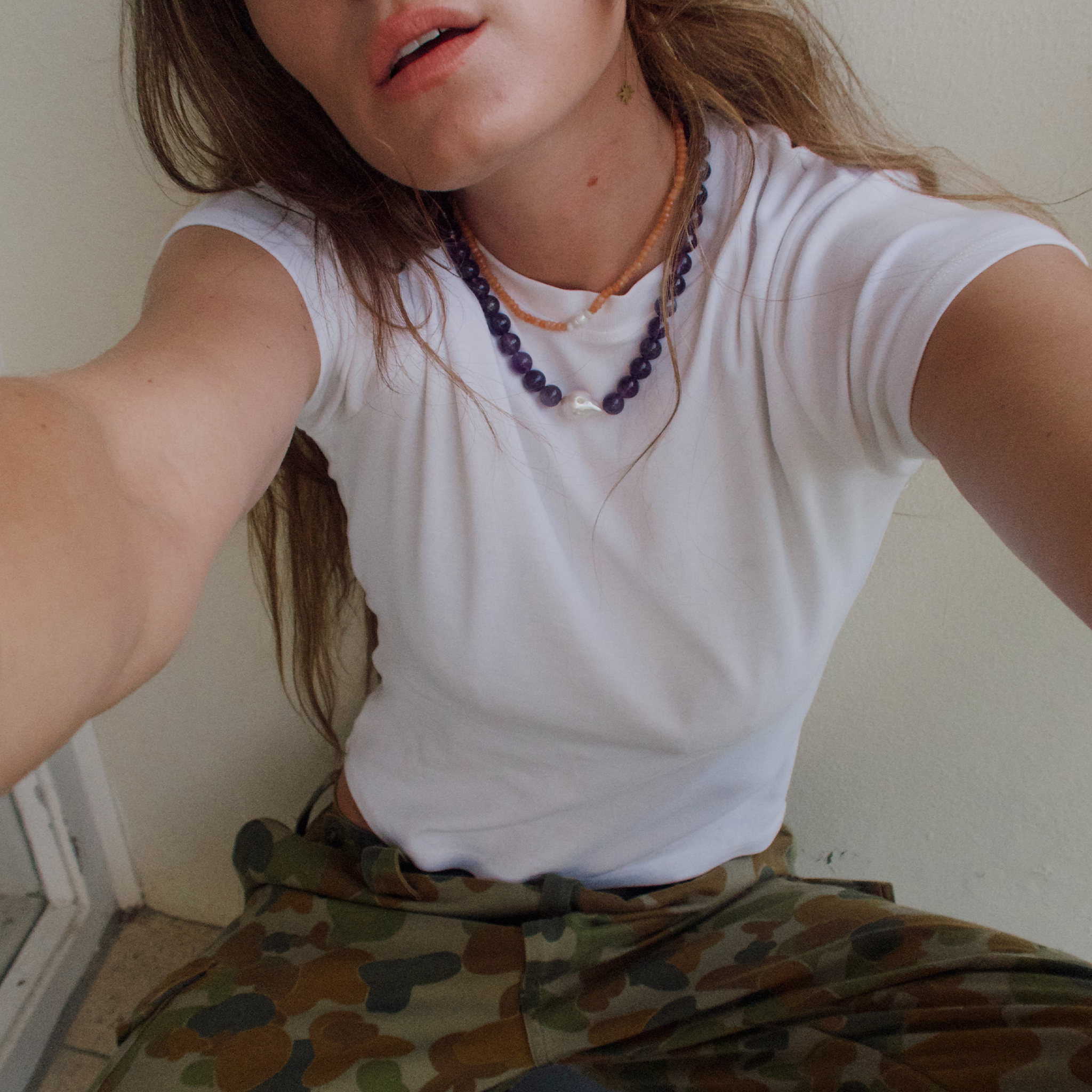 the PEACHY necklace