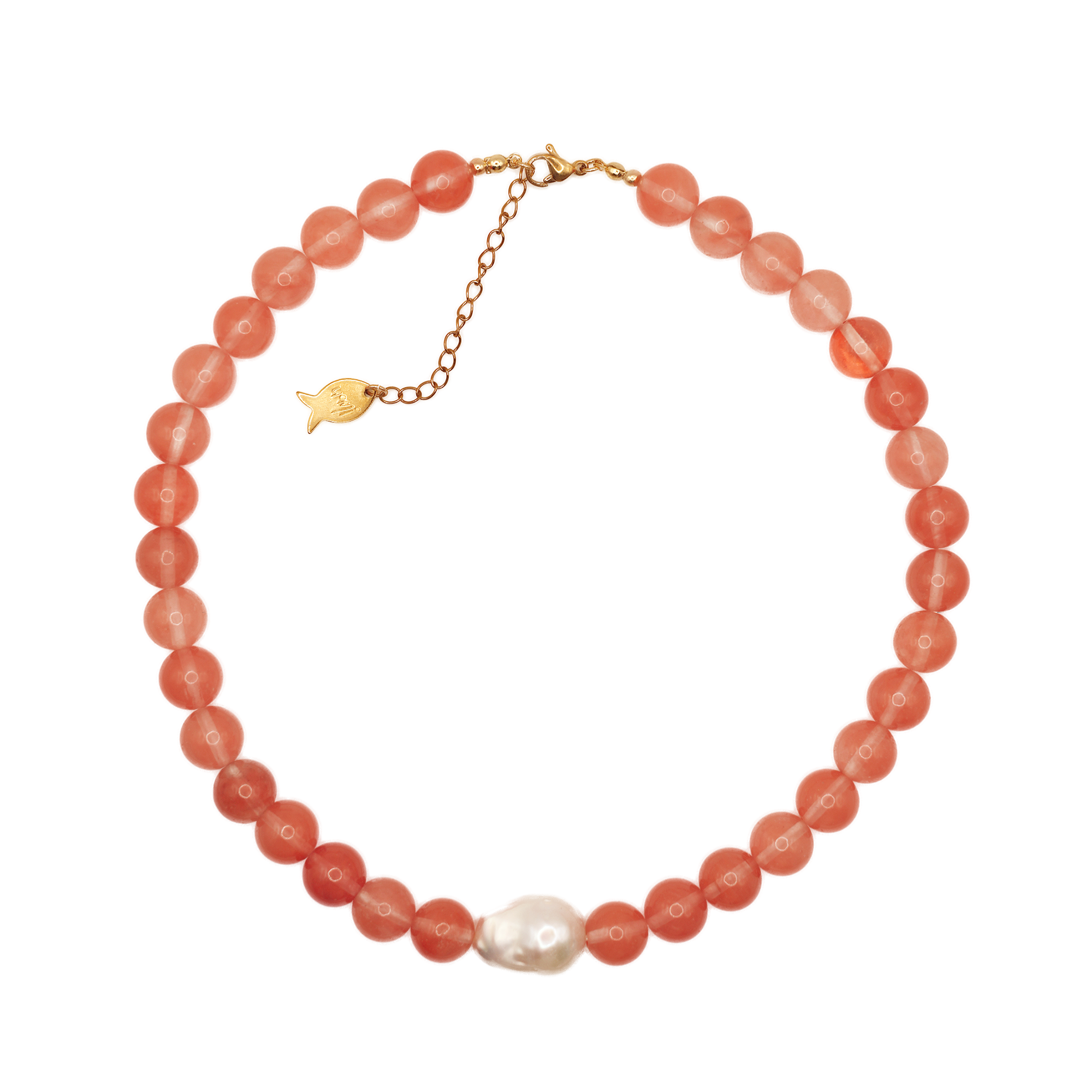the PINK LEMONADE necklace