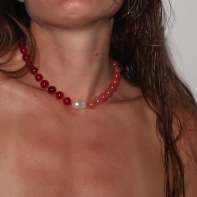the CHERRY BOMB necklace